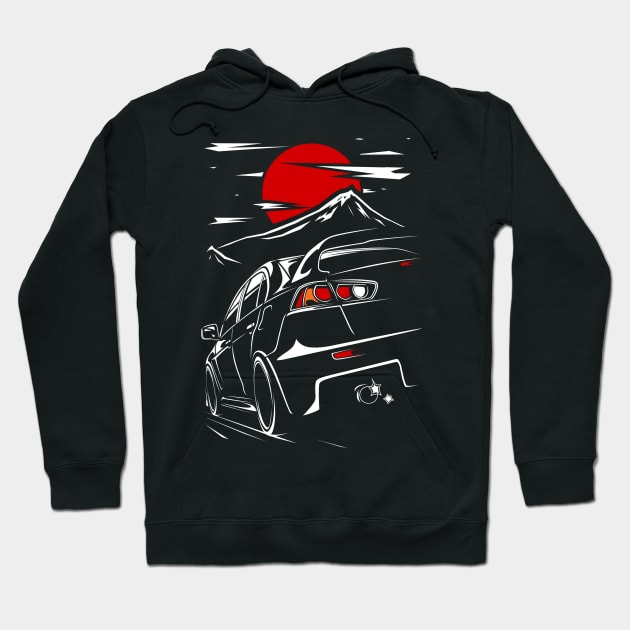 Mitsubishi Lancer Evo X Hoodie by racingfactory